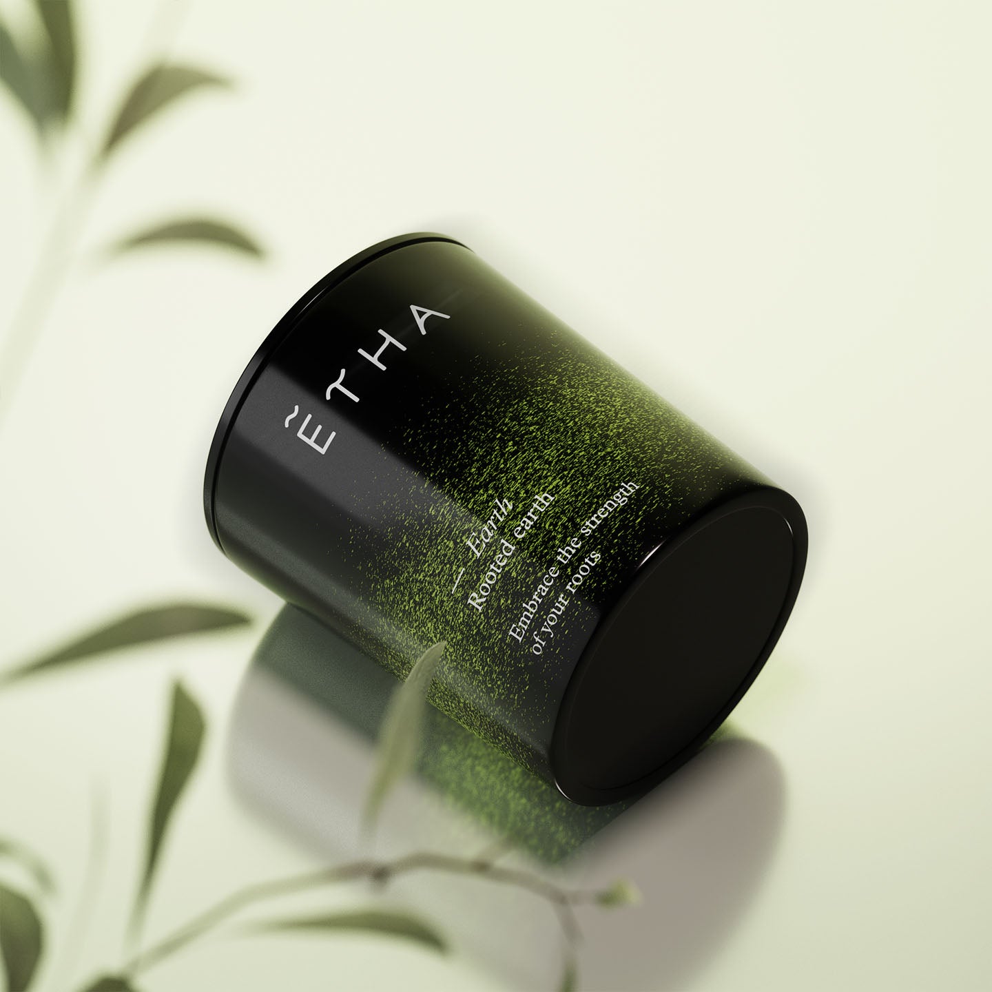Rooted earth handmade candle