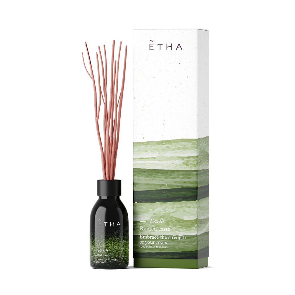 Rooted earth reed diffuser