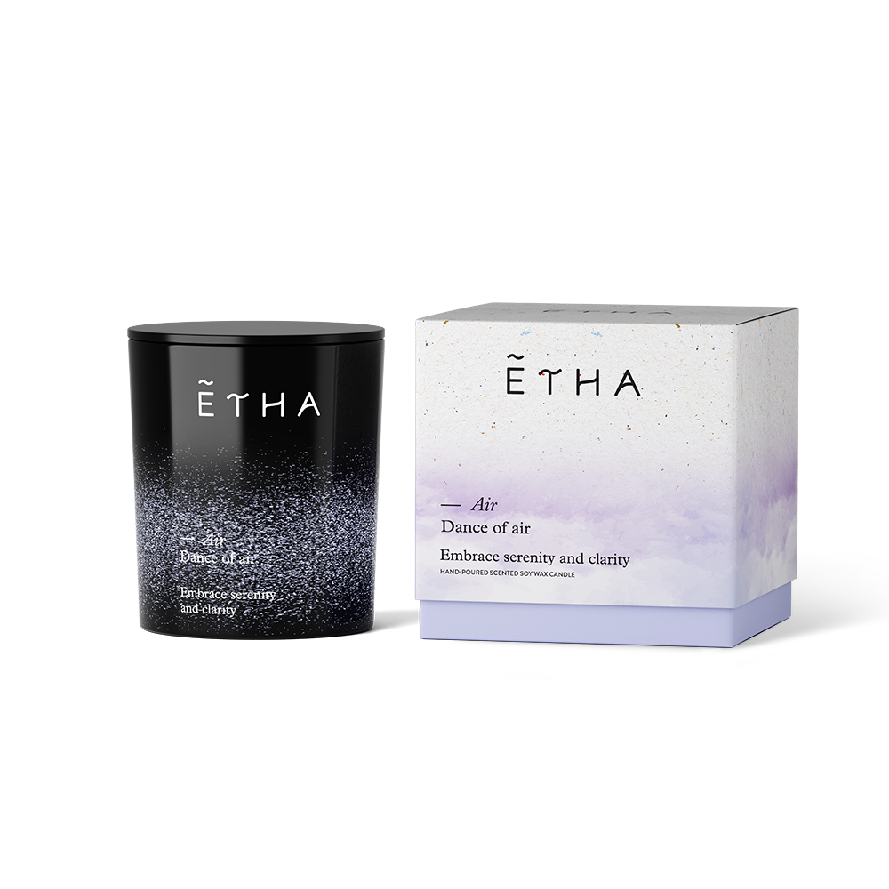 Dance of air handmade candle