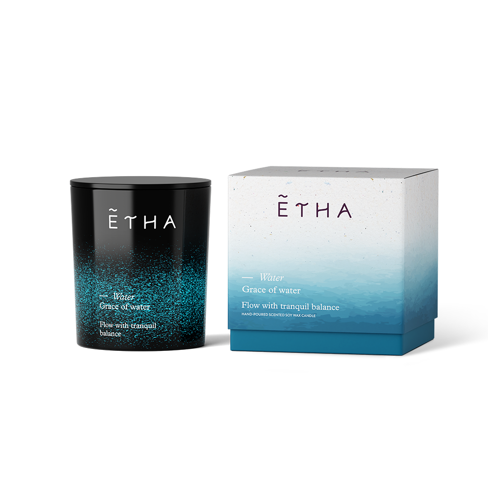 Grace of water handmade candle