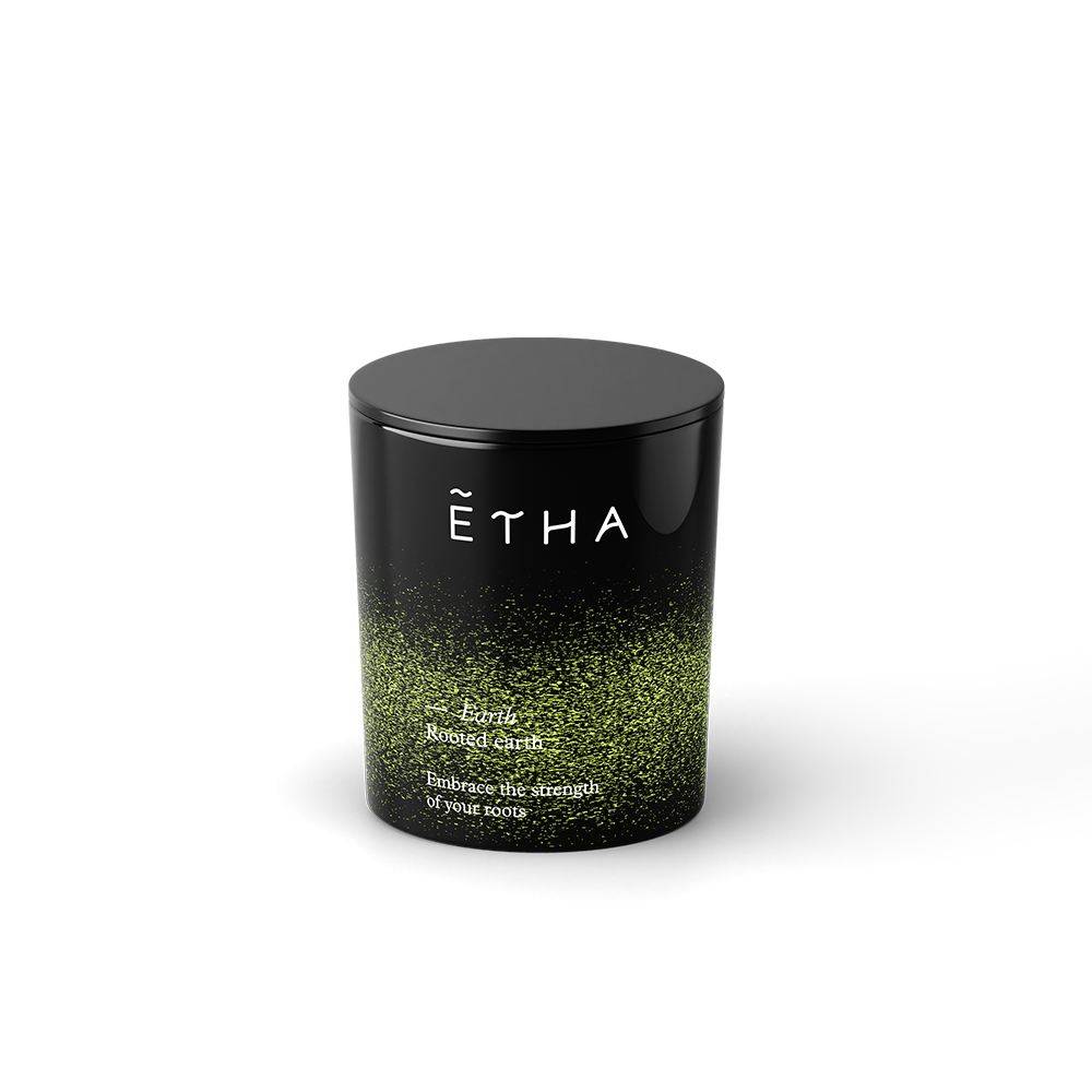 Rooted earth handmade candle