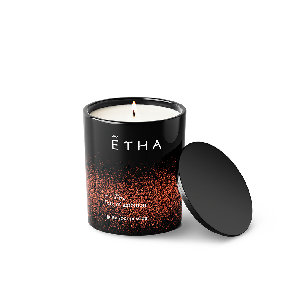 Fire of ambition handmade candle